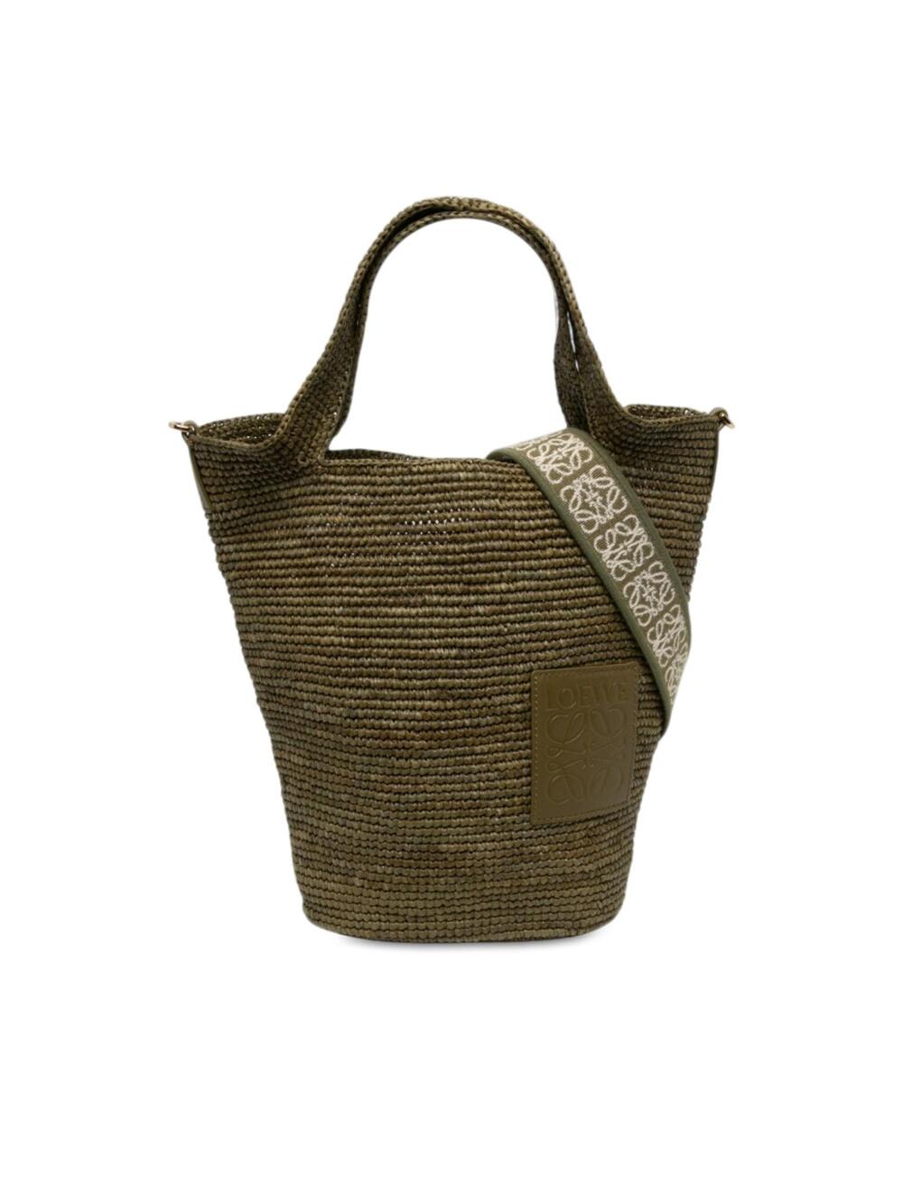 Loewe Mini Raffia Slit Satchel Pre- #368425L10B